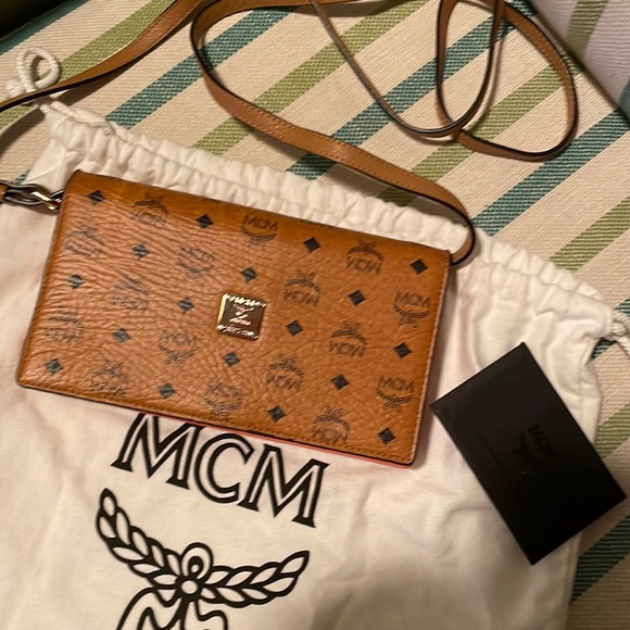 MCM Handbags - Authentic MCM Wallet Crossbody Bag